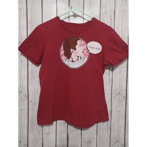 Princess Leia T Shirt Star Wars Limited Edition Graphic Red Size Medium